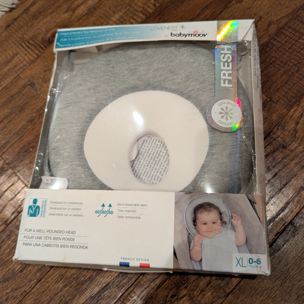 Lovenest+ Fresh Babymoov  Ergonomic Baby Head Cushion Support, 0-6 Months